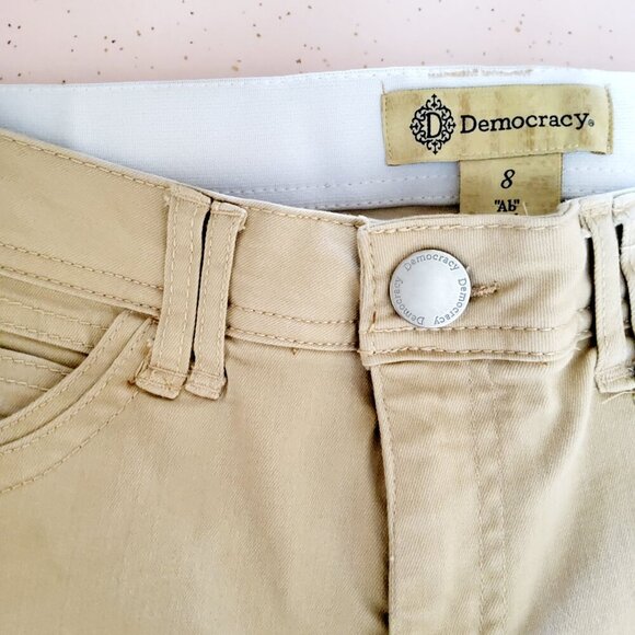 Democracy NWT (washed once, never worn) AB Technology Ankle Length Jeans Size 8 - Picture 2 of 10